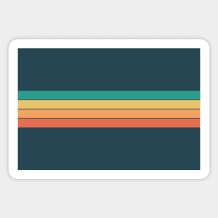 Retro Stripes Sticker